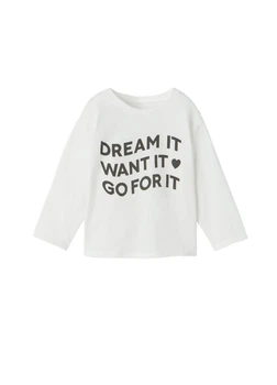 Реглан для девочки белый Dream it Zara 92см (40004106)
