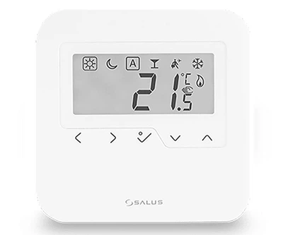Терморегулятор для теплої підлоги Salus Controls HTRS-RF зв'язок ZigBee накладний монтаж 615122625