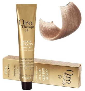 Безаміачна фарба для волосся Oro Therapy 100 мл Fanola №9/0 Very Light Blonde