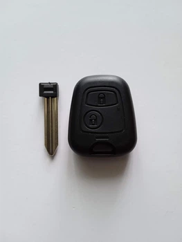 Корпус автомобильного ключа для Citroen C1 C2 С3 С4 Berlingo Picasso Galakeys 2 кнопки лезвие SX9 (05-06)