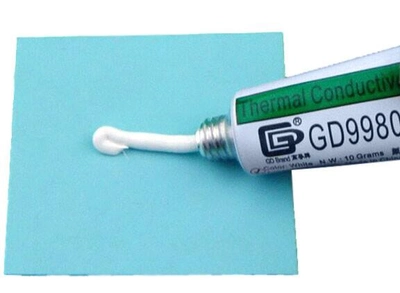 Теплопроводящий клей GD9980 10г термоклей теплороводный термоскотч термопрокладка термопаста