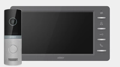 Комплект видеодомофона Arny AVD-7030 1MPX IPS 7'' Графит / Серебро (arny-000145)