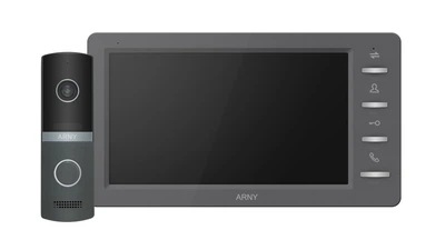 Комплект видеодомофона Arny AVD-7030 1MPX IPS 7'' Графит / Графит (arny-000144)