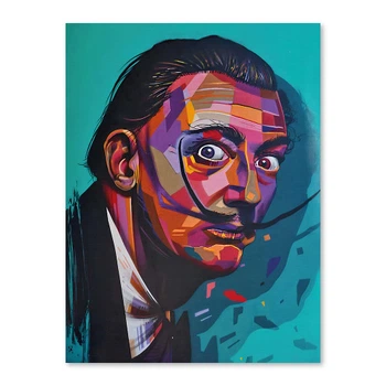 Картина Удивленный Сальвадор Дали30x40 см (P0486)