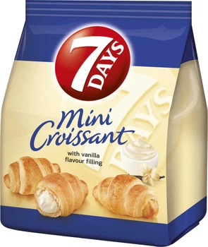 Міні-круасани 7 Days з кремом Ваніль 60 г. (5201360571703)