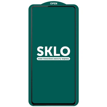 Противоударное защитное Стекло SKLO 5D full glue для Realme 9 Pro / 9i / 9 5G / OnePlus Nord CE 2 Lite закаленное, прозрачное