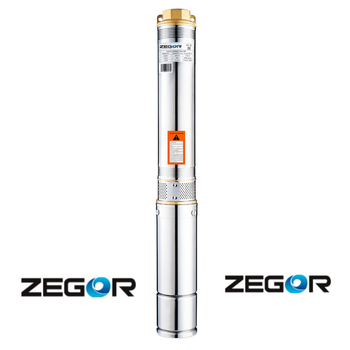 Насос глибинний відцентровий ZEGOR 4SDM214-0.75 8м кабель+ремкомплект