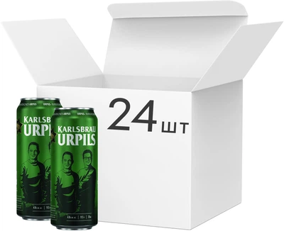 Karlsbrau Urpils світле фільтроване 0,5 л × 24