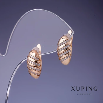 Сережки Xuping 14х8мм "позолота 18К", ida56963