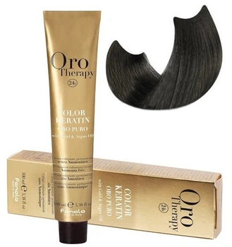 Безаміачна фарба для волосся Oro Therapy 100 мл Fanola №5/1 Light Chestnut Ash