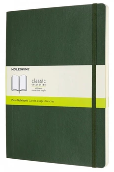 Блокнот Moleskine Classic великий 19&nbsp;x 25 см нелінований миртовий зелений м'який