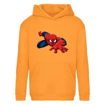 Худи детская Человек Паук 004 (Spider Man) оранжевая (SPM orn 004) 116 см