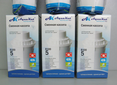 Картридж для кувшина AquaKut B-100-5 (3 штуки)
