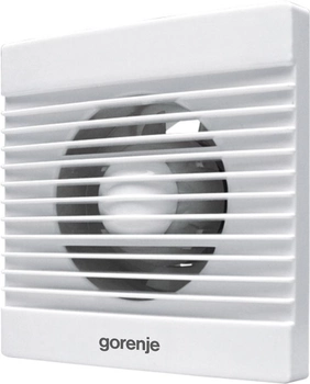 Вытяжной вентилятор Gorenje BVN100WS, 15 Вт, 70 м3/ч, 2400 об./мин, белый (BVN100WS) 