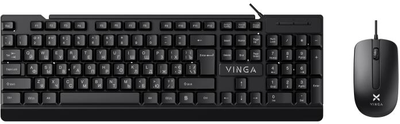 Комплект проводной Vinga KBS-270 USB Black (KBS-270 Black)