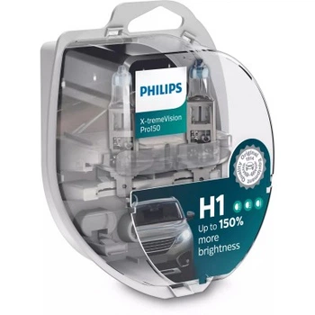 Лампа 12V H1 55W 150% PHILIPS RacingVision plus (12258RVS2) (БОКС)