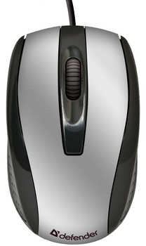 Мышь Defender Optimum MM-140 S (52140) Black-Silver USB