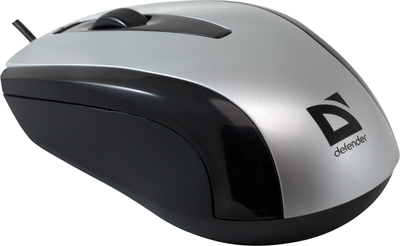 Мышь Defender Optimum MM-140 S (52140) Black-Silver USB