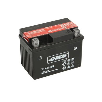 Мото аккумулятор 4RIDE 12 V 3 Ah 35 A (-/+) 114x71x86 мм (YTX4L-BS)