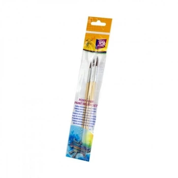 Набір пензликів 3 штуки 3-7-11 Cool For School CF60