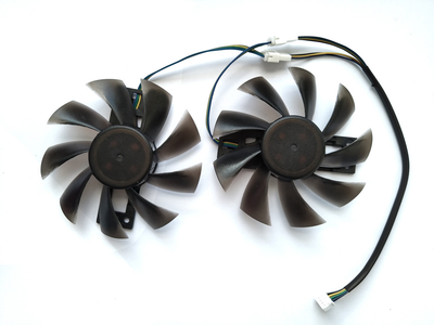 Вентилятор Apistek для видеокарты Dataland RX 470 570 GAA8S2U (GA92B2U GA92S2U) комплект 2 шт (№289)