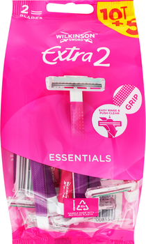 Одноразові станки Wilkinson Sword Extra 2 Beauty 10+5 шт (4027800919932)