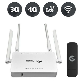 Комплект ZBT WE1626 WiFi + 4G модем Huawei E3372h