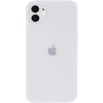 Чохол Silicone Full case camera SQUARE (квадратні) для IPhone 11 White (22) білий