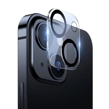 Защитное стекло на камеру для iPhone 13 прозрачное
