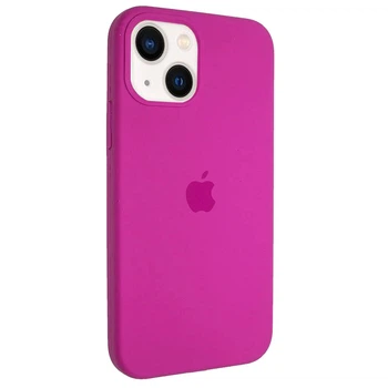 Чохол Silicone FULL case для iPhone 14 Plus Dragon Fruit (36) малиновий