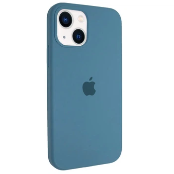 Чохол Silicone FULL case для IPhone 13 Pine green (41) зелений