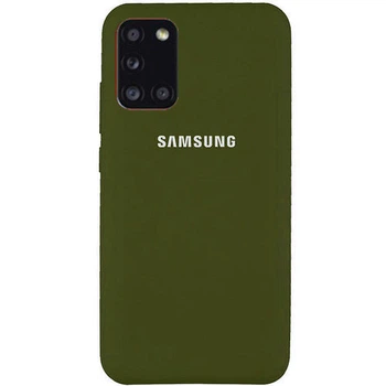 Чохол Silicone case для Samsung Premium M51 Khaki (25) зелений