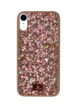 Чохол Diamond Bling World Case для iPhone Xr (06) Rose Stone рожевий камінь