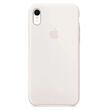 Чехол Silicone case для IPhone Xr Antique white бежевый