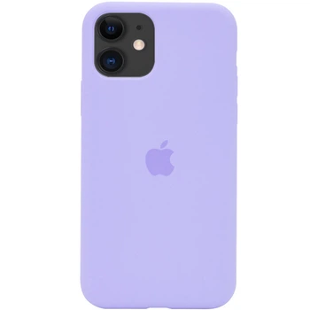 Чохол Silicone case для IPhone 11 Lilac блакитний