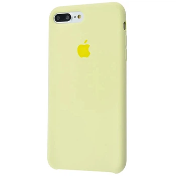 Чехол-накладка Silicone case для IPhone 8 Plus Mellow yellow желтый