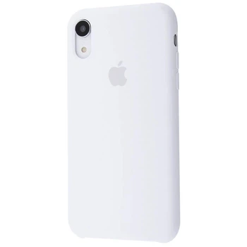 Чохол Silicone case для IPhone Xr White білий