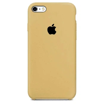 Чехол Silicone case для IPhone 5/5s (037) Gold золотой