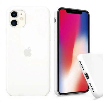 Чохол Silicone FULL case для IPhone 11 White білий