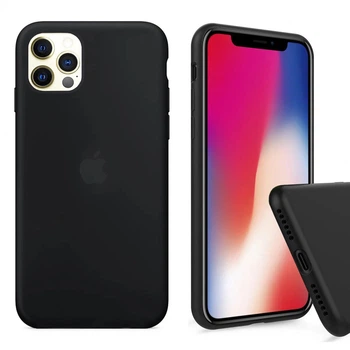 Чохол Silicone FULL case для IPhone 11 Pro max Black чорний