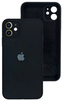 Чохол Silicone case Full Camera Protective для IPhone 11 Black чорний