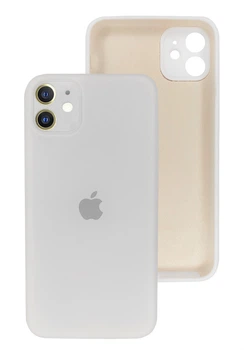Чохол Silicone case Full Camera Protective для IPhone 11 White білий