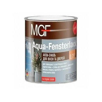 ​Аква-эмаль для окон и дверей MGF Aqua-Fensterlack 0,75 л