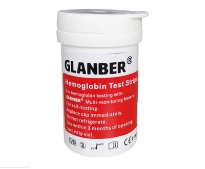 Тест-полоски Гемоглобин 50 шт GLANBER HB01