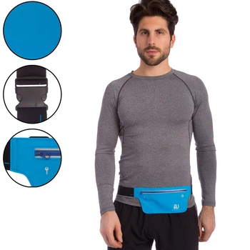 Спортивная сумка на пояс для бега и велопрогулок Scout My Fit 6334 Blue