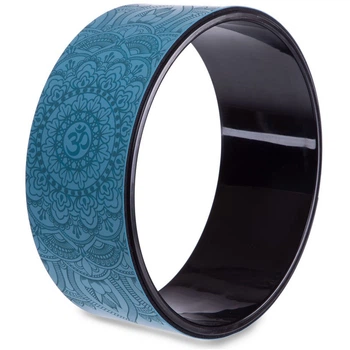 Колесо для йоги кольцо для йоги Zelart Fit Wheel Yoga 2432 Turquoise-Black