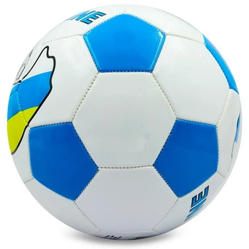 Мяч футбольный UKRAINE BALLONSTAR №5 PU белый