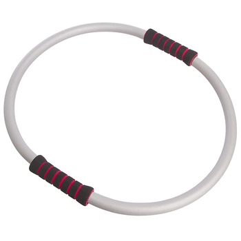 Кольцо для пилатеса разъемное Zelart Yoga Ring My Fit R-880 диаметр 55 см Silver