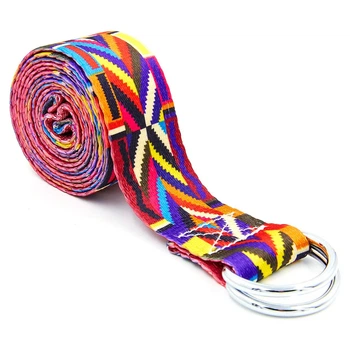Ремінь для йоги пояс для занять йогою та пілатес Zelart Yoga Belt 6975-17 183 см