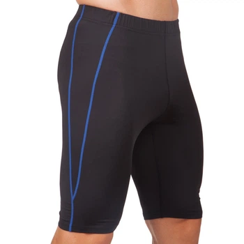 Шорти чоловічі тайтси компресійні Zelart Fit 1501L розмір L (46-48) Black-Blue
